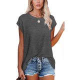 Camiseta Modal Casual Feminina Com Conforto Natural De Algodão
