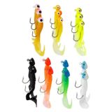 Iscas De Pesca, 17 Peças De Vinil De Pesca, 6 G, 7 Cm Para Água Doce E Mar