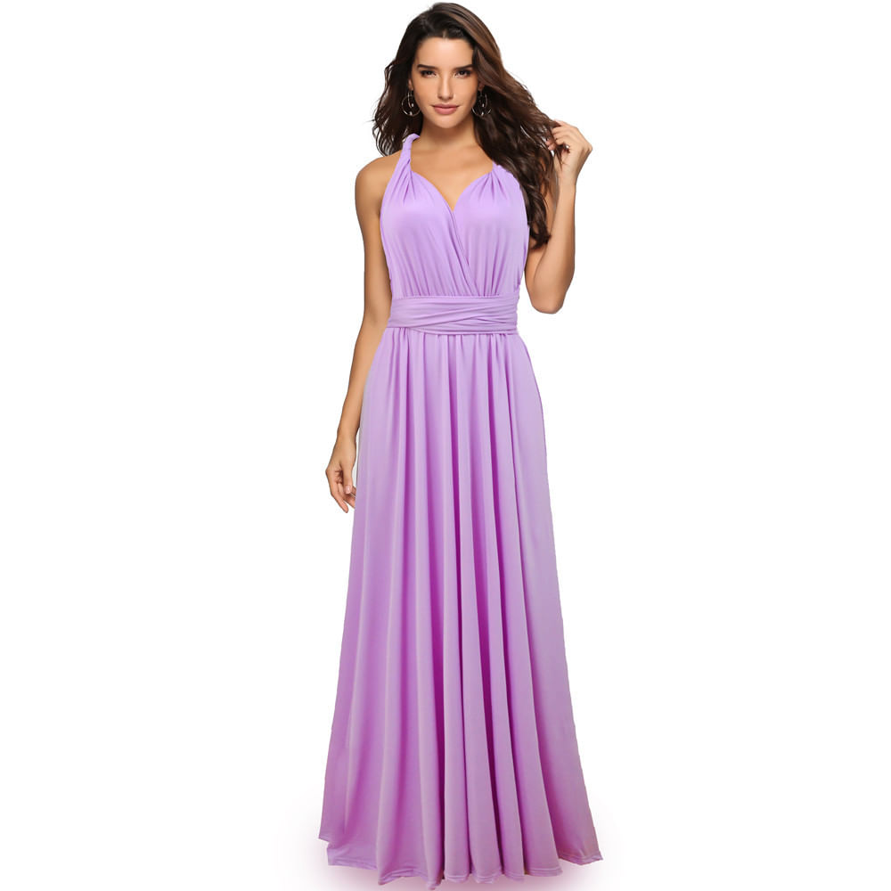Vestido Sexytrappy Cross Back Violet