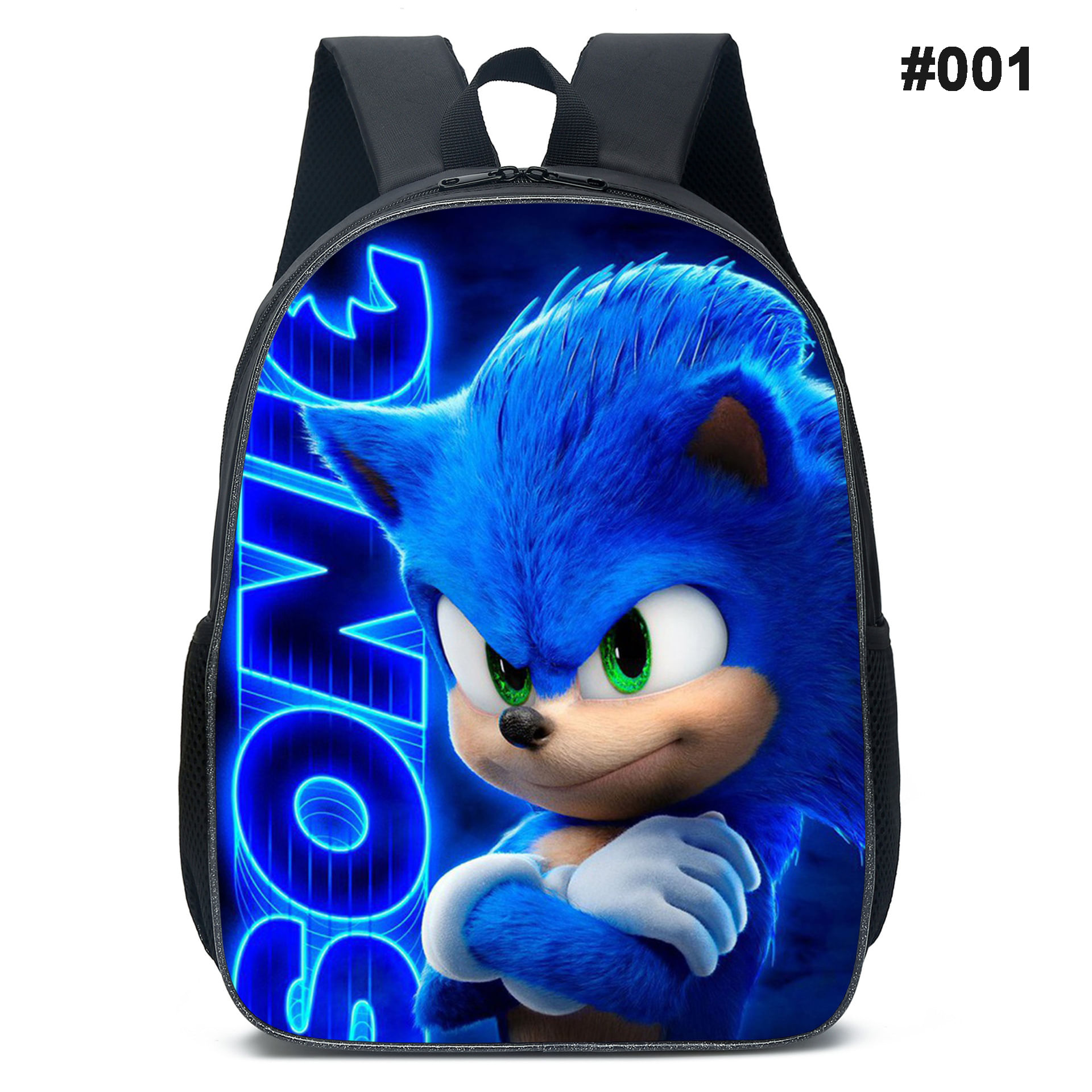 Mochila Generic Anime Student Sonic Polyester Spandex