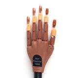 Profissional De Prótese De Articulação Móvel Flexível Para Prática De Unhas