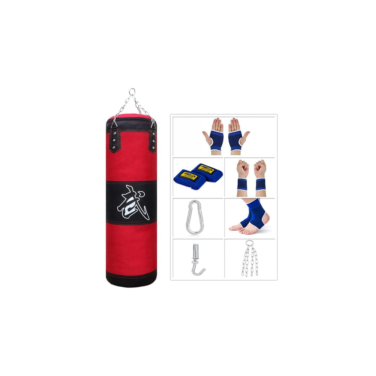 Conjunto De Sacos De Pancadas: Saco Pesado Sem Enchimento De 150 Cm - Genérico