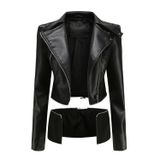 Jaqueta De Couro Feminina Twohapes Black
