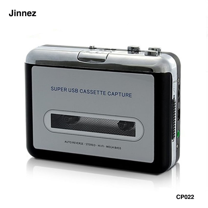 Leitor De Cassetes E Conversor Jinnez Cp022 Preto