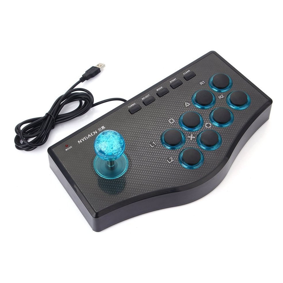 Controlador De Jogos De Arcade Joystick Fighting Game 3 Em 1 Usb Wir
