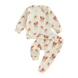 Roupa De Ação De Graças Socutebabe Toddler Baby Turkey Print