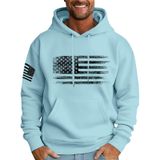 Moletom Masculino Com Capuz Mlyyjckg, Moderno, De Lã De Grandes Dimensões, Turquesa