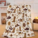 Cobertor Mudiwa Western Soft Cozy Southwestern Flannel 100x125cm