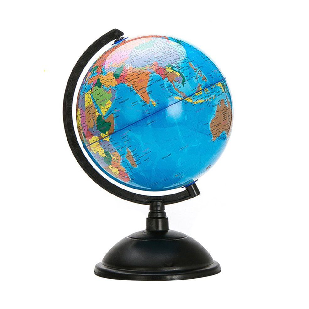 World Globe Ocean World Map 20 Cm Com Base Giratória