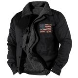 Jaqueta Zocavia Western Aztec Fleece Para Homens, Outono E Inverno, 2xl