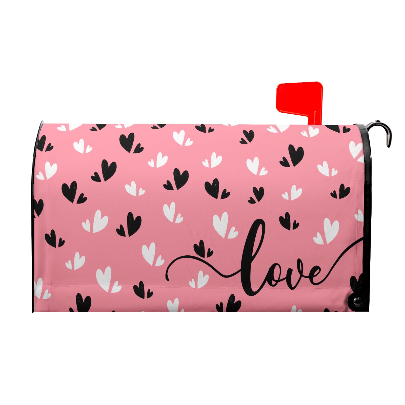 Capa De Caixa De Correio Kawani Valentine's Day Pink Magnetic 64,7 X 52,8 Cm