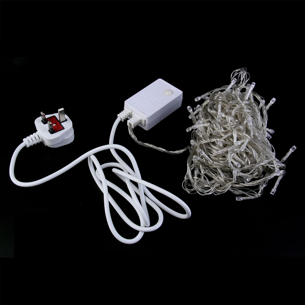 Fairy String Lights 160 Led 12 M, Amarelo, 8 Modos, Festa, Natal