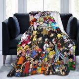 Cobertor De Lã De Flanela De Anime Zypsjksa Para Todas As Estações 125x100cm