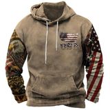 Moletons Zocavia American Flag Para Homens Eagle Usa Flag 3xl