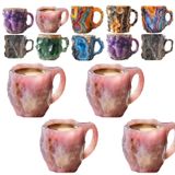 Xícara De Café Riyhdo Resin Mineral Crystal 3d Novelty 4 Unidades