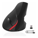 Mouse Sem Fio Recarregável Usb 1200dpi Ergonômico