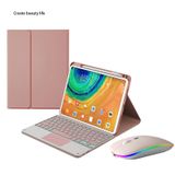 Kit De Capa Com Teclado Retroiluminado Bluetooth Para Huawei Matepad