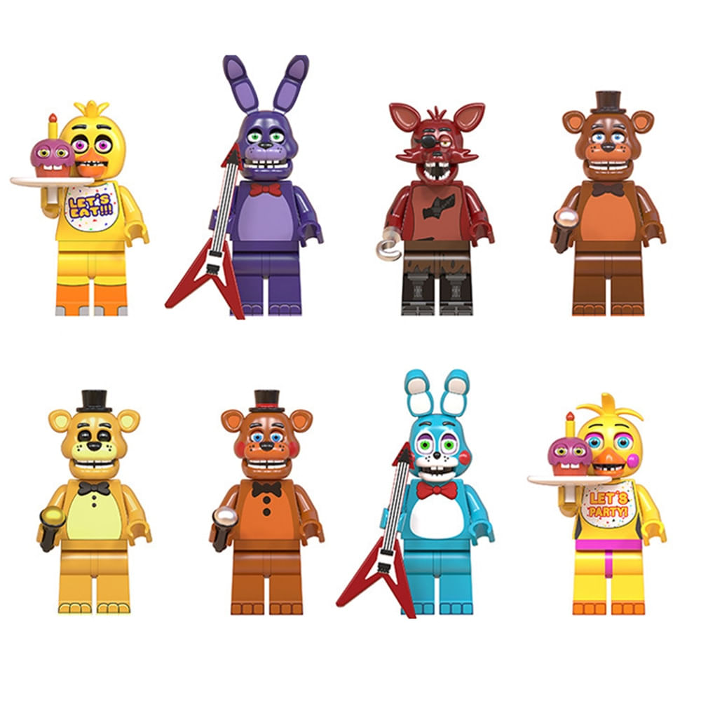 Blocos De Construção Compatíveis Com Figuras Lego Fnaf Bonnie Fox