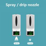Dispensador Automático De Sabão Com Termômetro Sem Contato 1200ml