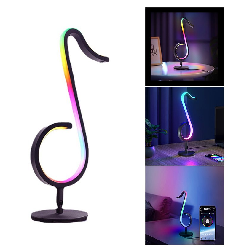 Candeeiro De Mesa Rainbow Remote Control Night Light