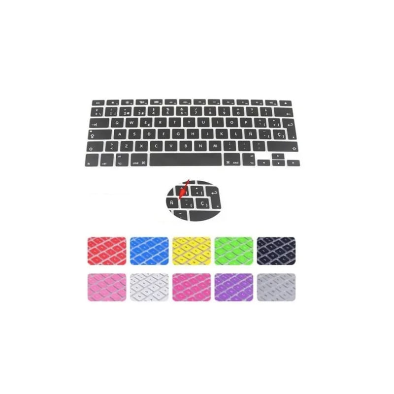 Protetor De Teclado De Silicone Compatível Com Macbook 13/15