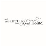Adesivo De Parede Black English Proverbs Pvc Kitchen 15x66cm