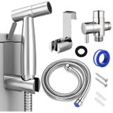 Conjunto De Luxo Portátil Com Pulverizador De Bidê Para Instalação De Tecidos Para Bebês