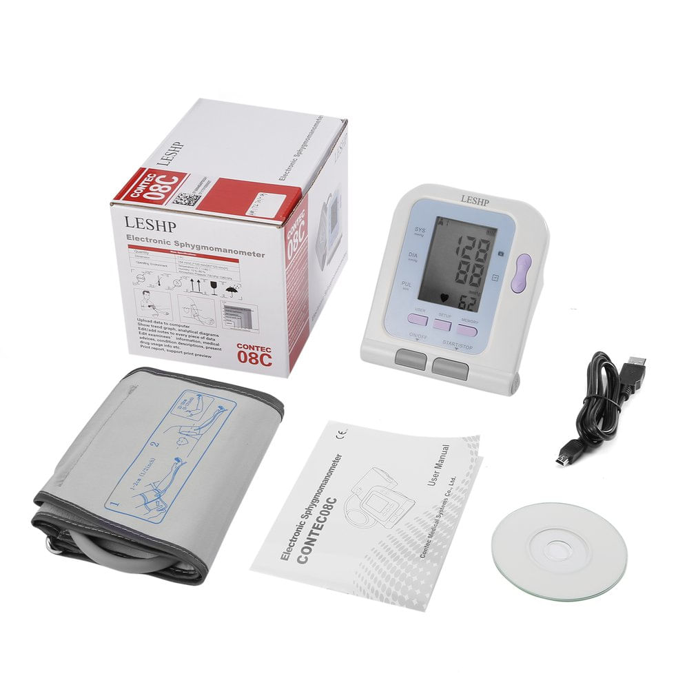 Monitor De Pressão Arterial Leshp Electronic Automatic Arm
