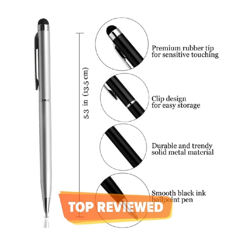 Lápis De Tablet Real Touch Metal Para Android E Ios