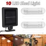 Lâmpada De Parede De Jardim Impermeável Led Solar Shed Light