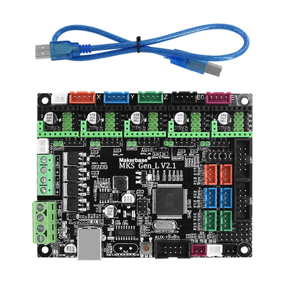 Placa-mãe: Impressora 3d Mks Gen-l V2.1 Control