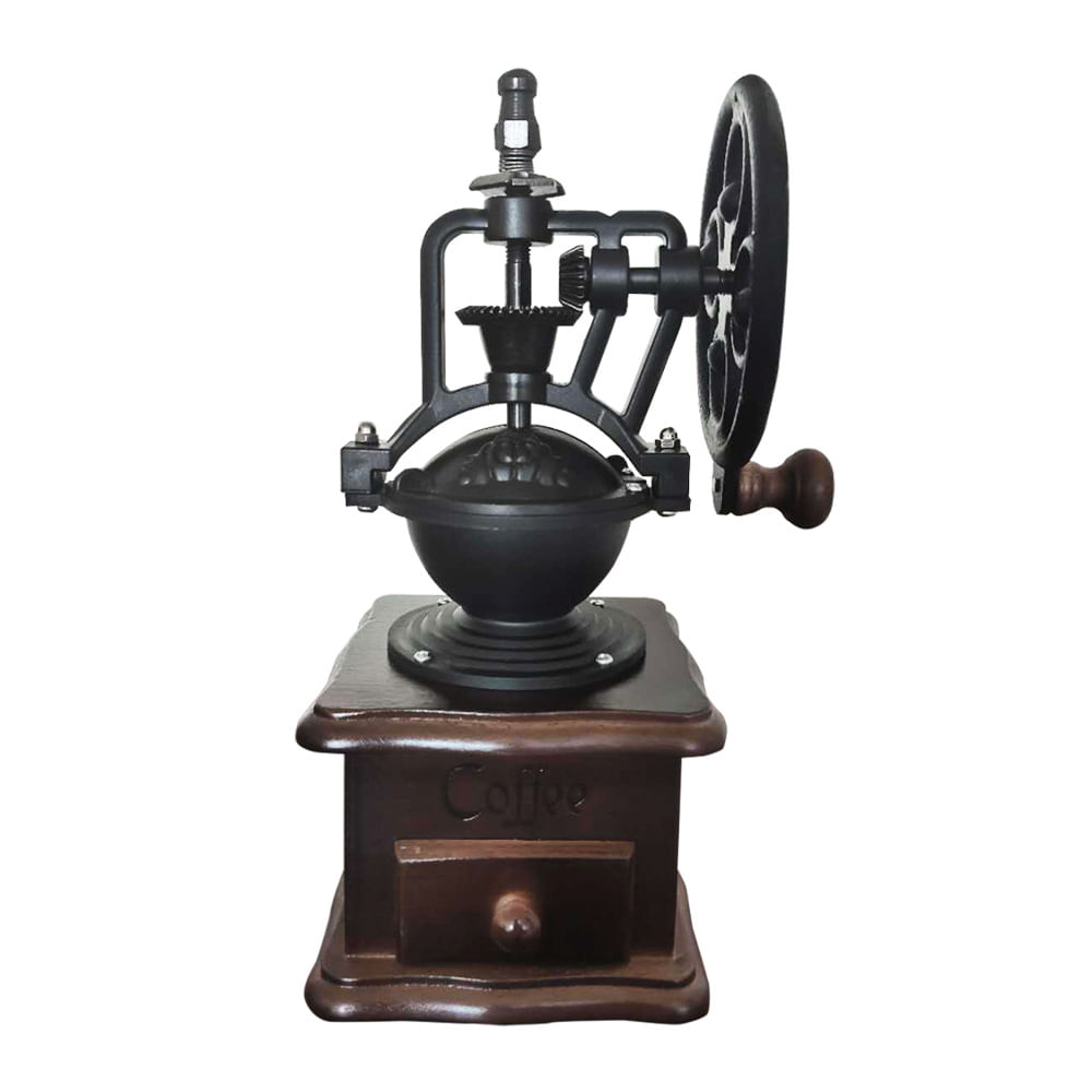 Moedor De Café: Configuração Ajustável Manual, Design Clássico