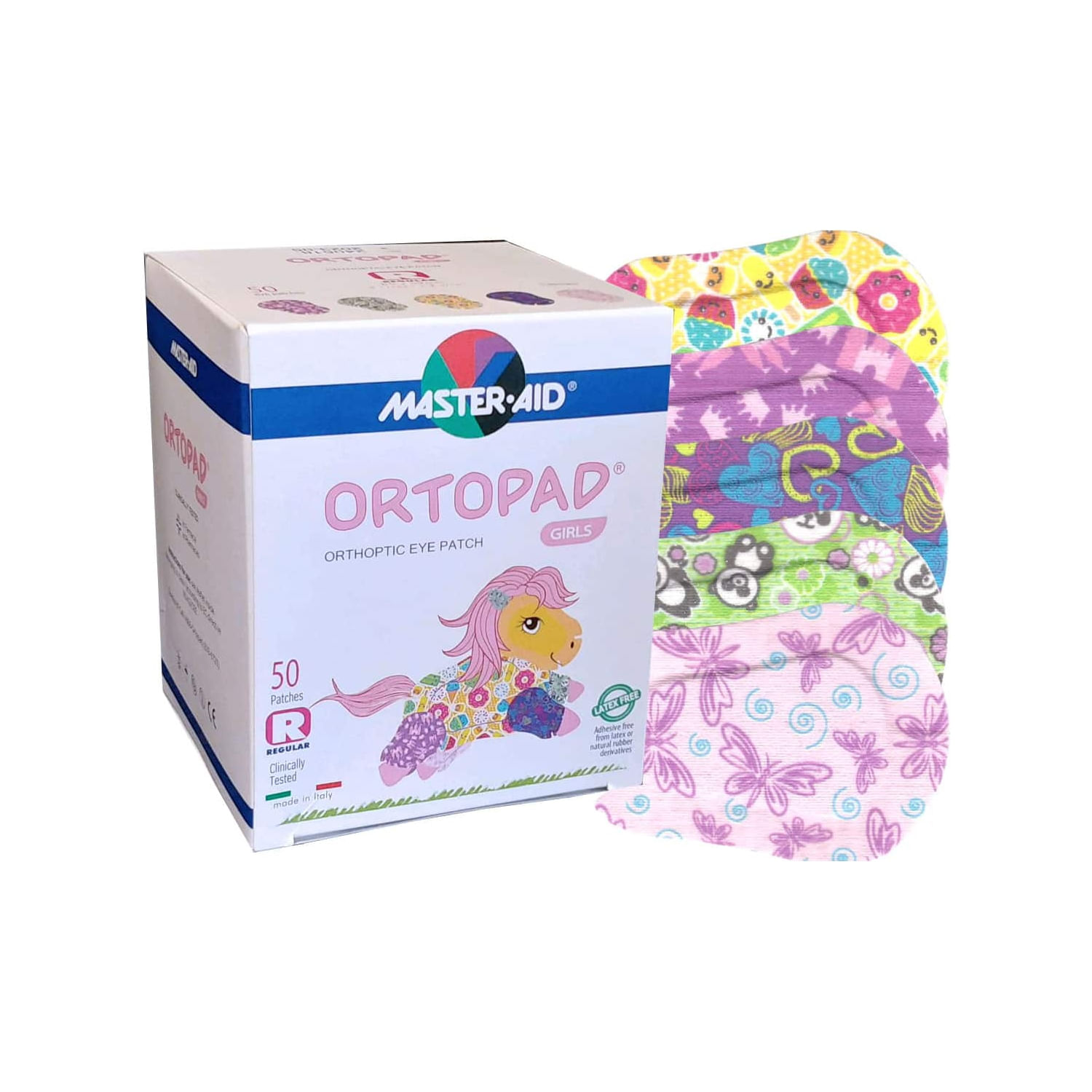 Tapa-olhos Ortopad De Tamanho Normal Para Meninas - 50 Unidades