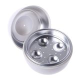 Ponto De Caldeira De Ovos De Microondas Em Forma De Ovo Para 4 Ovos