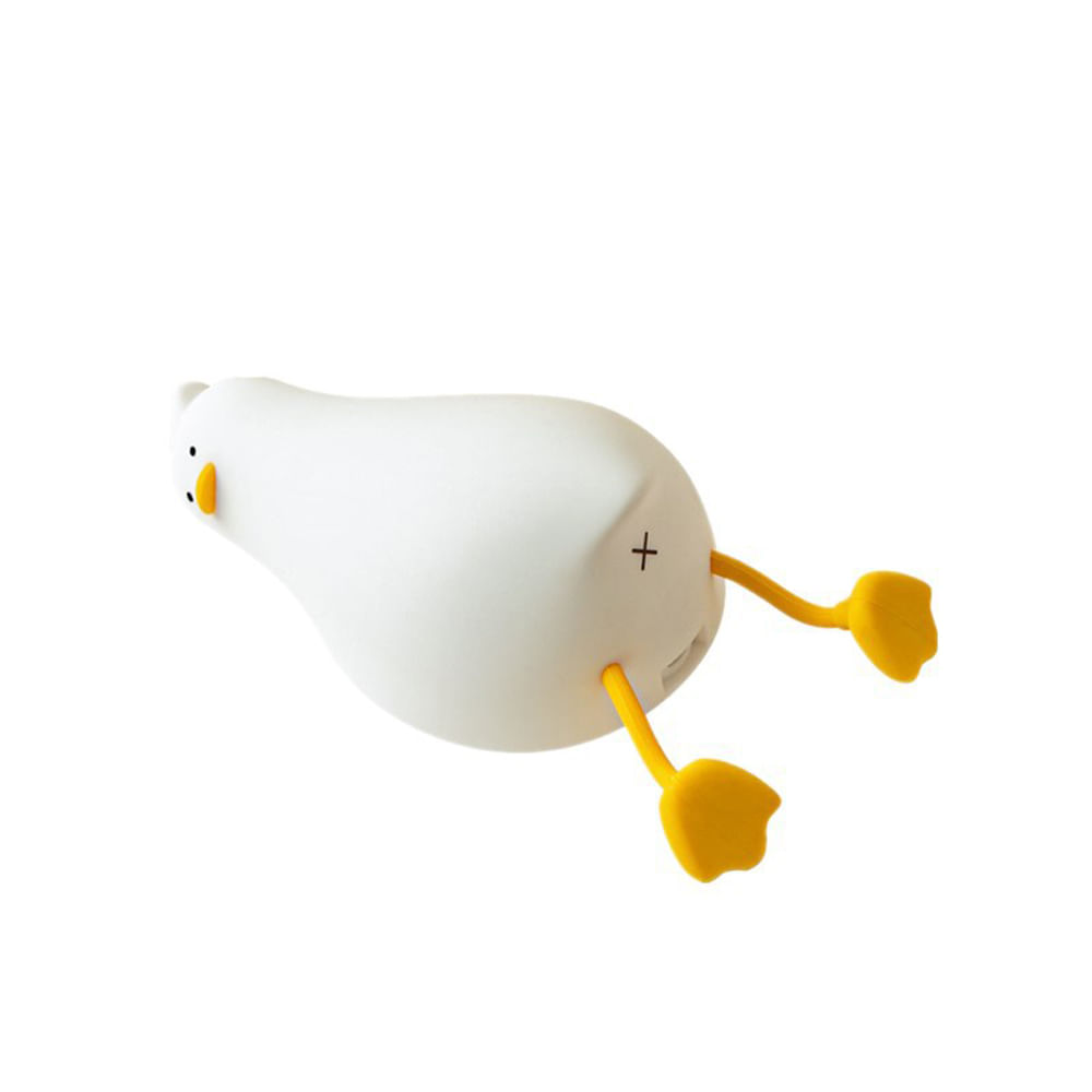 Luz Noturna Led Lay Flat Duck Creative Sleep Light - Branca