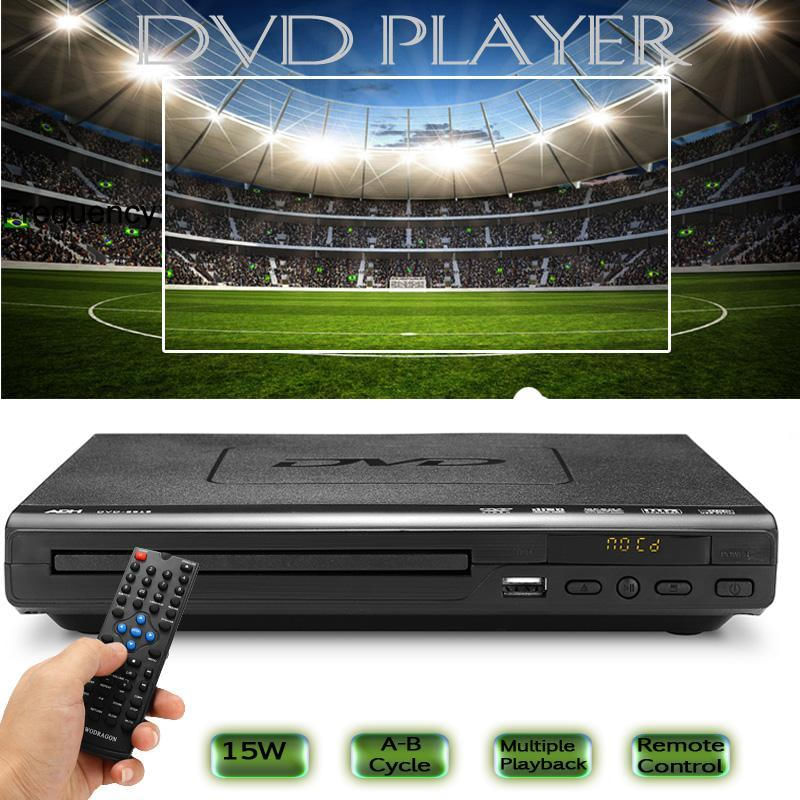 Leitor De Dvd Multi Play 15w Com Controle Remoto, Tela De 1 Polegada
