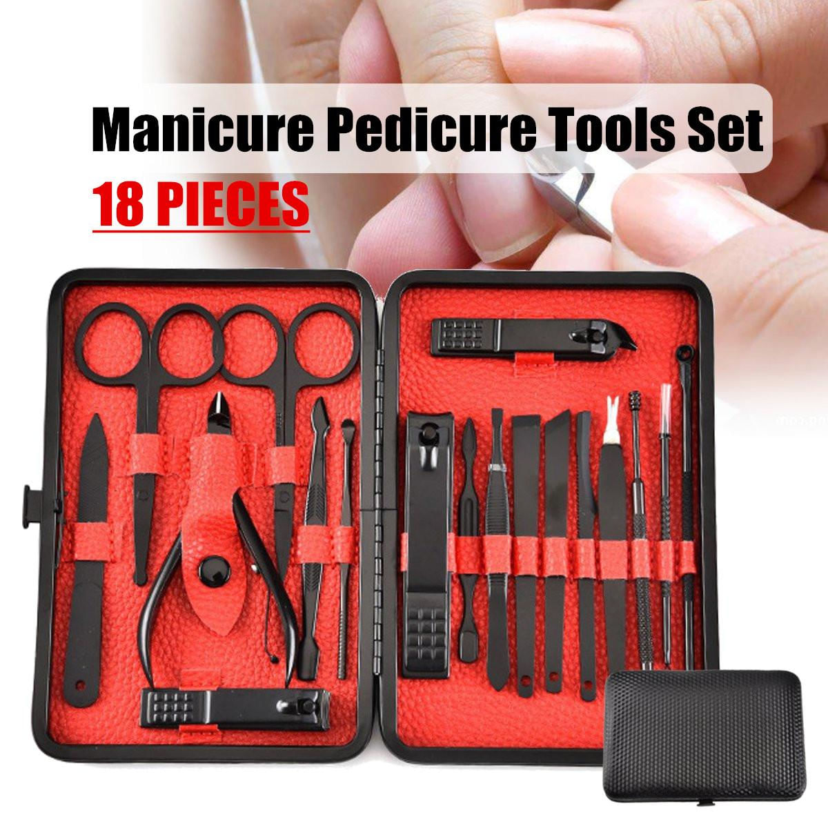 Conjunto De Manicure E Pedicure Nail Clippers Purism Em Aço Inoxidável