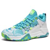 Tênis Esportivos De Basquete Para Homens High Top Purple Whi