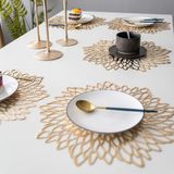 Conjunto De Jogos Americanos, Carregadores, Toalha De Mesa, Pvc Lavável, Jantar, Casamento