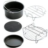 Kit De Acessórios Para Fritadeiras Air Fryer, Peças Antiaderentes De 7 Polegadas