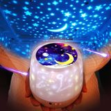 Projetor Led Moon Star Com Luz Noturna Para Férias