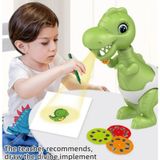 Brinquedo De Pintura De Projeção De Dinossauros Verde Para Crianças De 3 Anos Ou Mais