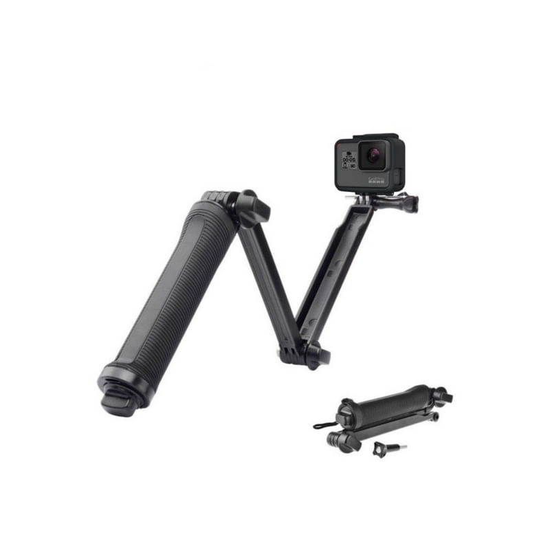 Tripé Monopé Selfie Stick Compatível Com Câmeras Gopro