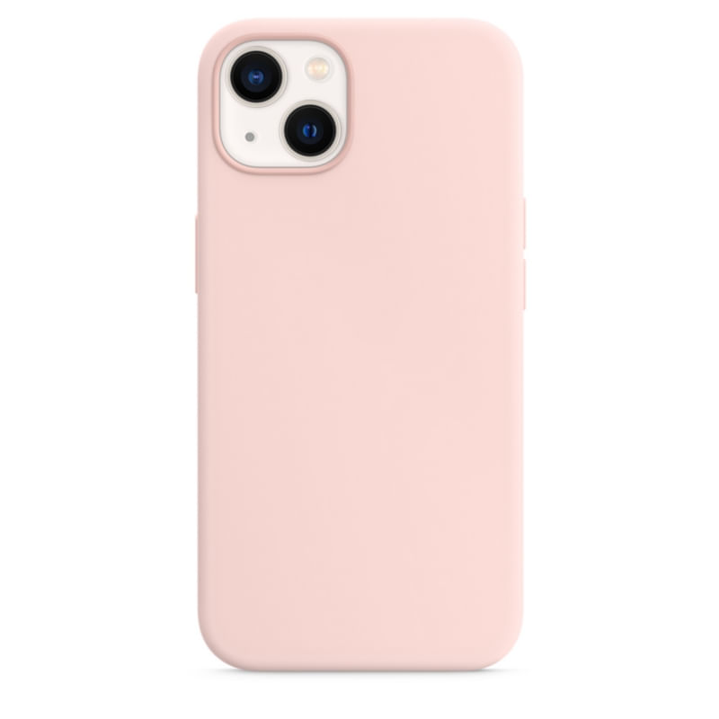 Capa De Silicone Para Iphone 13 Colorida Pink Stick