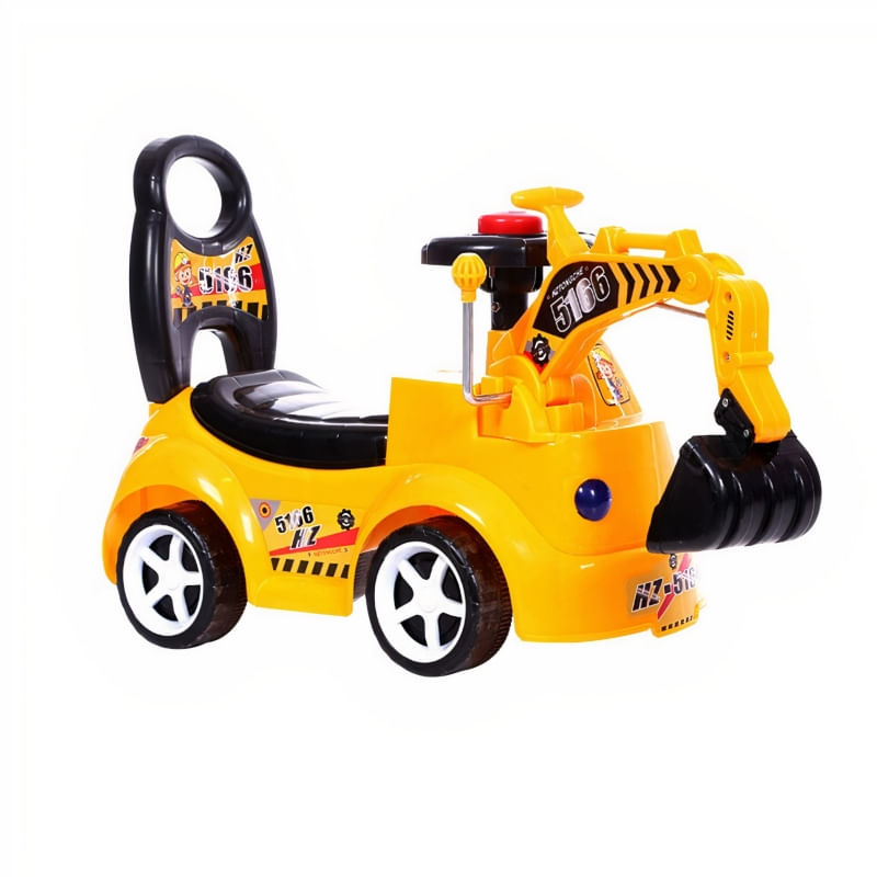 Luzes E Som Da Retroescavadeira Walker Walker Do Corredor