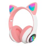 Fones De Ouvido Sem Fio Bluetooth Cat Cat Audiphone Pink