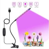 Luz De Crescimento Uv Led 10w Com Temporizador Para Plantas De Interior