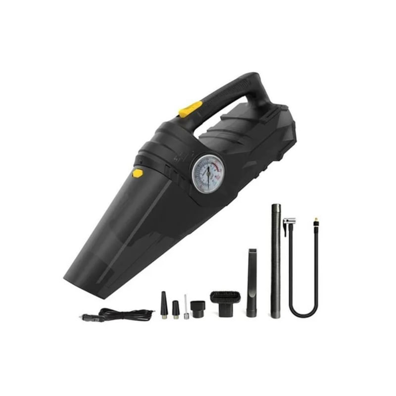 Aspirador Automático 12v 100w Com Compressor Inflador