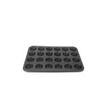 Molde De Cupcake Com 24 Compartimentos, Antiaderente, Cinza Teflon