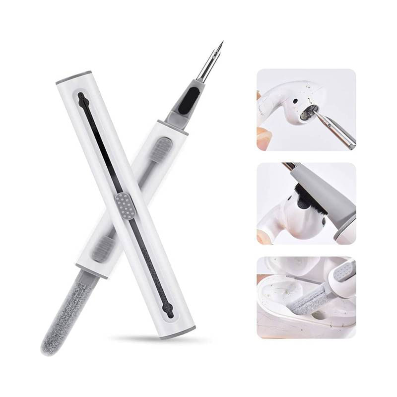 Kit De Limpeza: Limpador De Escovas Para Fones De Ouvido Airpods Pro